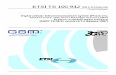 TS 100 942 - V6.1.0 - Digital cellular telecommunications system … · 2002-08-01 · 3 ETSI GPP TS 04.11 version 6.1.0 Release 1997 2 ETSI TS 100 942 V6.1.0 (2000-09) Intellectual