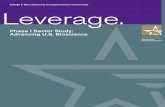 Energy & Manufacturing Competitiveness Partnership Leverage. · Energy & Manufacturing Competitiveness Partnership Leverage. Leverage. Phase I Sector Study: Advancing U.S. Bioscience