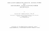MULTIVARIATE DATA ANALYSIS IN SENSORY AND CONSUMER … · f n p publications in food science and nutrition books multivariate data analysis, g.b. dijksterhuis nutraceuticals: designer