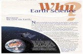 Earth Science - Geological Society of America · Why Earth Science “There hasn’t been a moment when I had the chance to ... into the future with a sound understanding of Earth