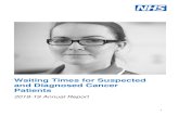 Waiting Times for Suspected and Diagnosed Cancer Patients · Waiting Times for Suspected and Diagnosed Cancer Patients 2018-19 Annual Report 8 2.3 Two week wait for symptomatic breast
