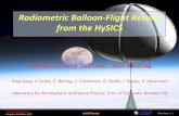 Radiometric Balloon-Flight Results from the HySICS · 2017-04-11 · CLARREO SDT Meeting Hampton, VA, 29 Nov. 2016 HySICS Results Greg Kopp -p. 3 PI:Greg Kopp / LASP CoIs:Co-I –Peter