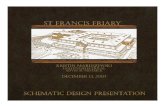  · SCHEMATIC DESIGN PRESENTATION . BUILDING OVERVIEW BUILDING LOCATION OWNER ARCHITECT ENGINEERS Saint Francis Friary Hanceville, Alabama Archdiocese Franck, Lohsen, McCrery Meta