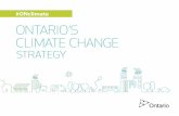 #ONclimate ONTAROI S’ CLIMATE CHANGE...Contents 3 Message from the Minister 4 Introduction 4 Understanding Climate Change 5 Global Priority 8 An Ontario Priority 10 First Nations