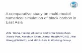 Aerosol - A comparative study on multi-model …...A comparative study on multi-model numerical simulation of black carbon in East Asia Black carbon in the atmosphere Biomass burning