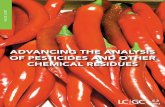 Advancing the Analysis of Pesticides and Other Chemical ...tools.thermofisher.com/content/sfs/brochures/EB... · AdvAncing the AnAlysis of Pesticide residues with lc–ms And gc–ms