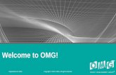 Welcome to OMG! · 2020-05-20 · . OMG Vertical Markets. Standards are developed by OMG using a mature, worldwide, open development process. With more than 25 years of standards