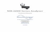 NIR-6000 Series Analyzer · Getting Started Introduction Thank you for choosing Sensortech Analyzers for your moisture measurement and analysis. The Sensortech NIR-6000 Series Analyzers