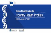 State of Health in the EU Country Health Profiles · Country Health Profiles BRUEGEL, January 22nd 2020. 1 The Country Health Profiles. ... Finland Slovenia Spain Bulgaria Greece