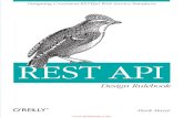 REST API Design Rulebook - apphosting.io€¦ · A REST Application Programming Interface (REST API) is a type of web server that enables a client, either user-operated or automated,