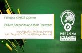 Failure Scenarios and their Recovery Percona XtraDB Cluster · Failure Scenarios and their recovery PXC Genie - You wish. We implement. Q & A. Quick ... So as safety check safe_to_bootstrap