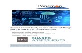 Second Annual Study on The Internet of Things …...Second Annual Study on The Internet of Things (IoT): A New Era of Third-Party Risk Ponemon Institute: March 2018 Part 1. Introduction