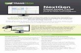 NextGen - Transtechmedia.transtech.net.au/datasheets/NextGen.pdfNextGen by Transtech, is the latest vehicle and fleet operational technology ... not after the fact via instant notification