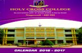 16 Thu Semester Begins - Holy Cross College, Nagercoil · JUNE 2016 DATES & EVENTS 7 2 . 1 Fri M.Phil. Viva-voce 2 Sat ... 13 Tue Bakrid / Onam 14 Wed Exaltation of the Holy Cross