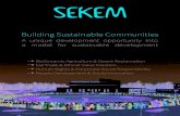 Building Sustainable Communities - SEKEM · Building Sustainable Communities in the Desert Assumptions and Calculation Version 1.0 – April 2016 Investment Indicator Metric Investments