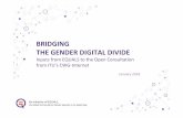 BRIDGING THE GENDER DIGITAL DIVIDE€¦ · the Global Partnership for Gender Equality in the Digital Age. Overview ... Following the instructions of CouncilResolution 1344(Mod. 2015),