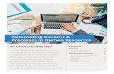 Automating Content & Processes in Human …...Page 4 RPI Consultants Automating Content & Processes in Human ResourcesEnterprise Content Management ECM platforms offer a huge variety