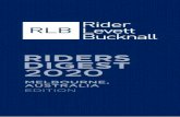 RideRs digest 2020 · property situations. Litigation support RLB has a team of highly seasoned professionals with considerable expertise in the litigation arena. The firm offers