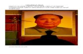 CHAIRMAN MAO: GREAT LEADER, GREAT TEACHER, GREAT … · kill off the enemy one by one (My translation, Beijing University 3-2).” His claim was exemplified by the suppression of