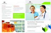 Australian Medicines Terminology · Australian Medicines Terminology One of the challenges faced by clinicians is the difficulty in establishing a person’s medication history reliably