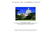 STATE OF CONNECTICUT · appointment of Eric Chatman to the post effective May 21, 2012. Mr. Chatman served through the remainder of the audited period. In accordance with Section