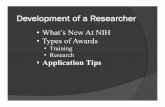 What’s New At NIH Types of Awards - brainmapping.orgbrainmapping.org/NITP/images/Summer2015Slides/SgrantUCLASum… · novel theoretical concepts, approaches or methodologies, instrumentation,