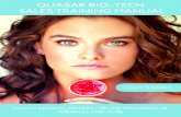 Quasar bio-tech sales training manual - Universal Companies...Quasar bio-tech sales training manual cLass ii MedicaL devices for the treatMent of wrinkLes and acne. training ... will