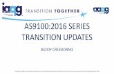 AS9100:2016 SERIES TRANSITION UPDATESThe IAQG is a legally incorporated international not for profit association (INPA) with membership from the Americas, Europe and the Asia Pacific