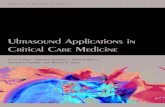 Ultrasound Applications in Critical Care Medicinedownloads.hindawi.com/journals/specialissues/437848.pdf · Point-of-care ultrasound applications such as lung ultrasound are gradually