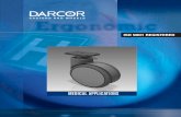 APPLICATIONSdarcor.com/wp-content/uploads/2016/05/Medical-Casters-Brochure-… · and portable ultrasound machines. e can design to complement our customer’s machinery, using any