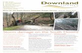 Storm damage on the South Downs...News for the South Downs Volunteer Ranger Service Issue 63 March 2014In this issue: 3 Wet Scrub, Good Grub 5 Canal-side hedgelaying 6 Mind the Gap8