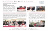 DOINGS AT THE LODGE...DOINGS AT THE LODGE Dunmunkle Lodge Newsletter June 2018 very busy making birthday cakes for all our Residents celebrating a birthday this month! Happy birthday