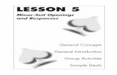 LESSON 5 - Amazon S3 · Lesson 5 — Minor-Suit Openings and Responses 215 Notrump Responses to 1 and 1 There is confusion about the different meanings assigned to notrump bids in
