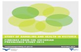 Study of gambliNg aNd health iN Victoria fiNdiNgS from the ... · women. Further, while participation in online gambling remains low, it is a rapidly increasing form of gambling which