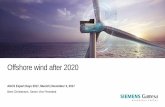 Offshore wind after 2020 - AGCS Global...Wind turbine CAPEX OPEX Balance of plant Historic LCOE Borssele I & II X Horns Rev III X Danish ‘near-shore’X Kriegers Flak X 0 50 X 100