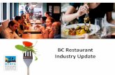 BC Restaurant Industry Update - Discover...BC Restaurant Industry Update Ride-Sharing in BC B.C. government introduced legislation that allows for ridesharing companies to operate: