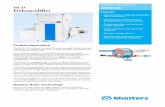 MCD Dehumidifier · 2015-04-01 · MCD Dehumidifier Product description The MCD120 combines traditional Munters strengths like efficiency and robustness with modern state of the art