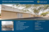 FOR SALE or LEASE | Freestanding …...7800 E Pierce Street, Scottsdale, AZ 85257 FOR SALE or LEASE | Freestanding Warehouse/Industrial Building • +/- 17,000 SF • For Sale: $2,379,580