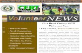 Volunteer NEWS - Amazon S3 · - Volunteer Opportunities - Trainings and Events - The More You Know… - Employee/ Volunteer Spotlight - OEM Volunteer Contact Renzo Villamero is Fort