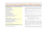 Conservative Reviewkukis.org/blog/ConservativeReview60.pdf · Conservative Review Issue #60 Kukis Digests and Opines on this Week’s News and Views February 1, 2009 In this Issue: