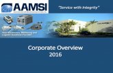 Corporate Overview · Page 16 Contact Us AAMSI (Associated Aircraft Manufacturing and Sales, Inc.) 2735 N.W. 63rd Court Fort Lauderdale, Florida 33309-1711 Phone: 1 (954) 772-6606
