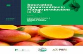 Innovation Opportunities in Mango production in Mali · Innovation opportunities in Mango Production in Mali. Forum for Agricultural Research in Africa (FARA), Accra Ghana FARA encourages