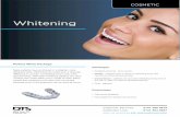Whitening - Amazon S3...Whitening can make such a dramatic difference to a smile, comfortably and in only a few appointments. With teeth whitening patients can have a brand new smile
