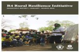 R4 Rural Resilience Initiative · This report provides an update on R4 activities from January to March 2016 and presents the results of the end of the season assessments in Ethiopia