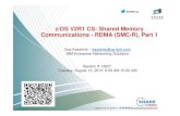 z/OS V2R1 CS: Shared Memory Communications - …...13628: z/OS V2R1 CS: Shared Memory Communications - RDMA (SMC-R), Part 2 Tuesday, August 13, 2013: 11:00 AM-12:00 PM Room 206 (Hynes