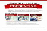 WITH Presentation and Public Speaking Coach, Author PRESENTING · your message Visualize your ideas Speak with power WITH Presentation Designer and Presentation Graphics Expert Presentation