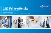 2017 Full Year Results For personal use only - ASX · 2017-08-27 · $67.5 million Sales 2017 Full Year Results Operating profit before tax of $13.9 million compared with $0.1 million