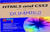 HTML5 and - Startseite · 2014-08-19 · Aesop visits W3C ... viii HTML5 and CSS3 All-In-ne For Dummies 3rd dition ... Why not make a table? ..... 186 Using Pseudo-Classes to Style