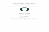2018 Oregon Capital Scan: Trends for the future · 2018 Oregon Capital Scan: Trends for the future A report and analysis of capital flows and availability in Oregon 2016-2017. Prepared