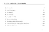 CS 132 Compiler Constructiontinman.cs.gsu.edu/~raj/4340/f04/ch1.pdf · CS 132 Compiler Construction 1. Introduction 2 2. Lexical analysis 31 3. LL parsing 58 4. LR parsing 110 5.